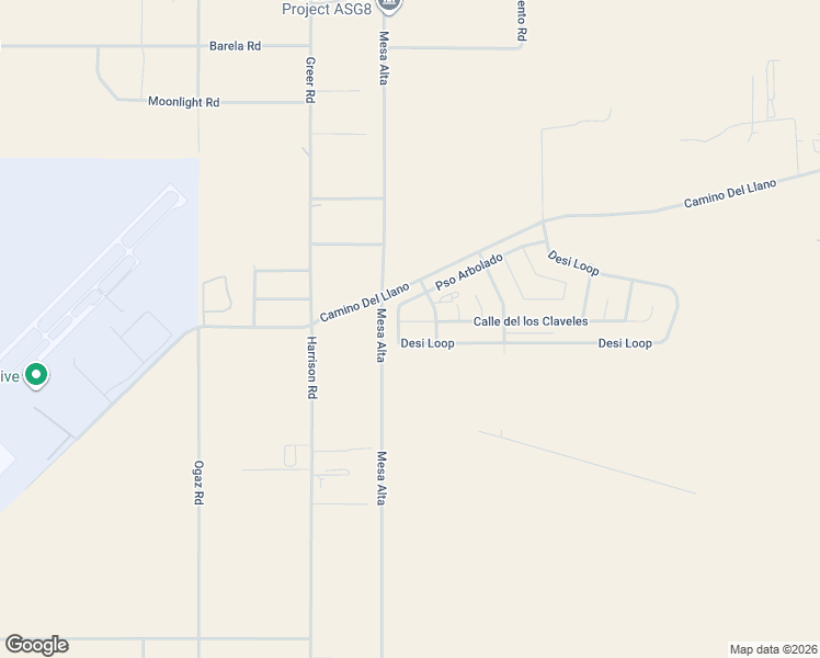 map of restaurants, bars, coffee shops, grocery stores, and more near 2707 Paseo Arbolado in Belen