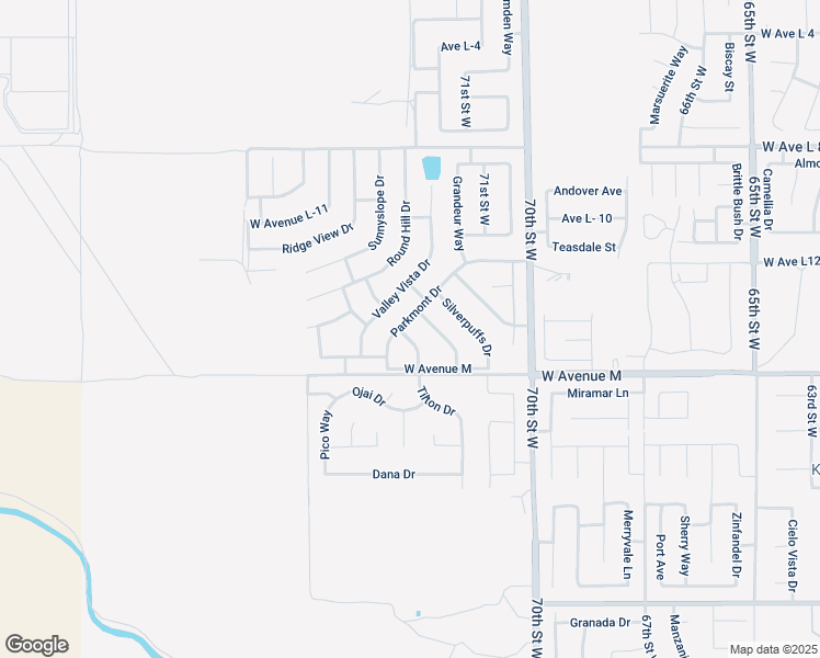 map of restaurants, bars, coffee shops, grocery stores, and more near 42060 Parkmont Drive in Quartz Hill