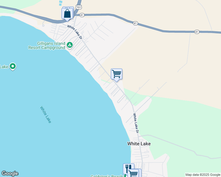 map of restaurants, bars, coffee shops, grocery stores, and more near in Riegelwood