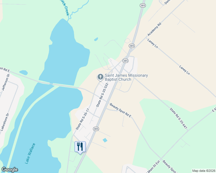 map of restaurants, bars, coffee shops, grocery stores, and more near 410 State Road S-35-532 in Bennettsville