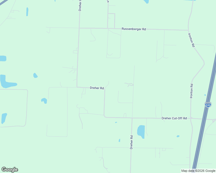 map of restaurants, bars, coffee shops, grocery stores, and more near 1321 Oak Hill Road in Little Rock