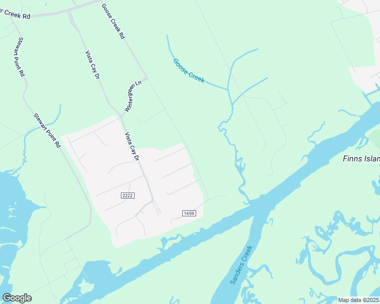 map of restaurants, bars, coffee shops, grocery stores, and more near 376 Goose Creek Road in Hubert