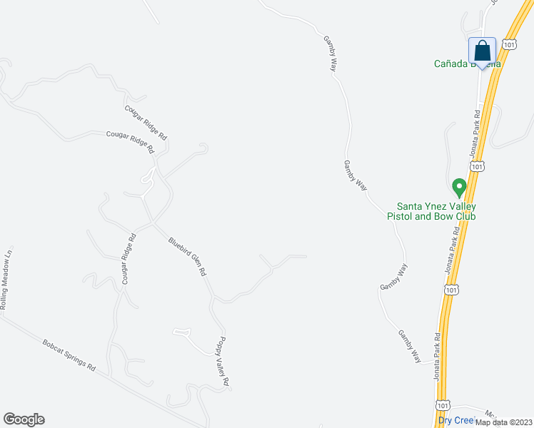 map of restaurants, bars, coffee shops, grocery stores, and more near 470 Bluebird Glen Road in Buellton
