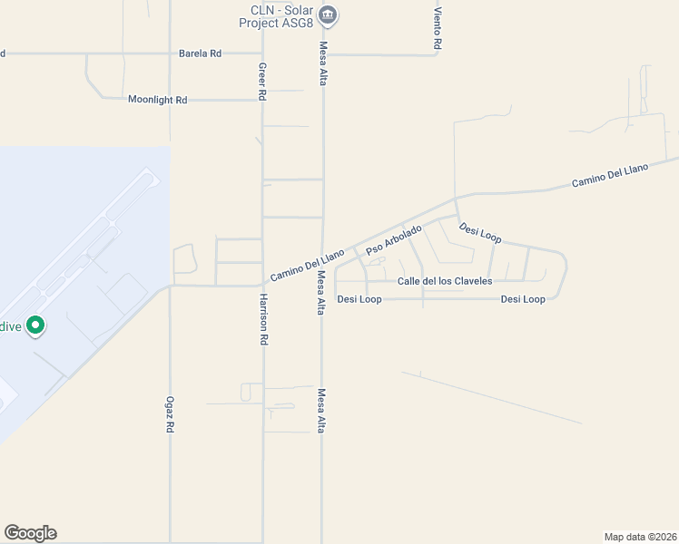 map of restaurants, bars, coffee shops, grocery stores, and more near 2707 Paseo Arbolado in Belen