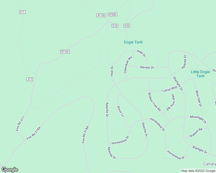 map of restaurants, bars, coffee shops, grocery stores, and more near Kiowa Circle in Blue Ridge