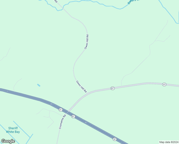 map of restaurants, bars, coffee shops, grocery stores, and more near Owen Hill Road in Tar Heel