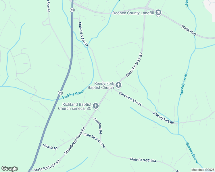 map of restaurants, bars, coffee shops, grocery stores, and more near 270 West Reedy Fork Road in Seneca