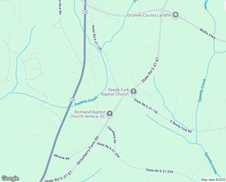 map of restaurants, bars, coffee shops, grocery stores, and more near 270 West Reedy Fork Road in Seneca