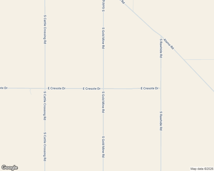 map of restaurants, bars, coffee shops, grocery stores, and more near South Gold Mine Road in Yucca