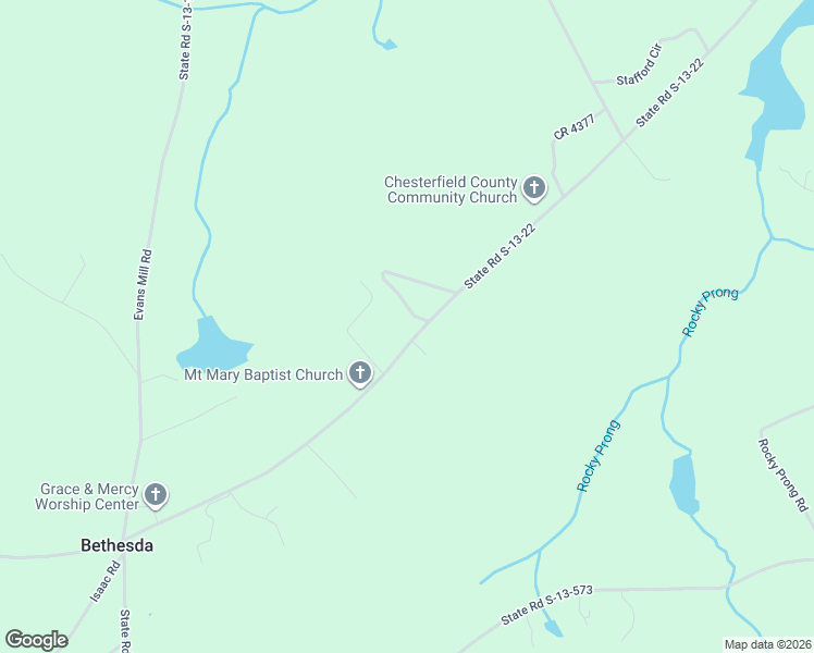 map of restaurants, bars, coffee shops, grocery stores, and more near 3233 Hunts Mill Road in Chesterfield