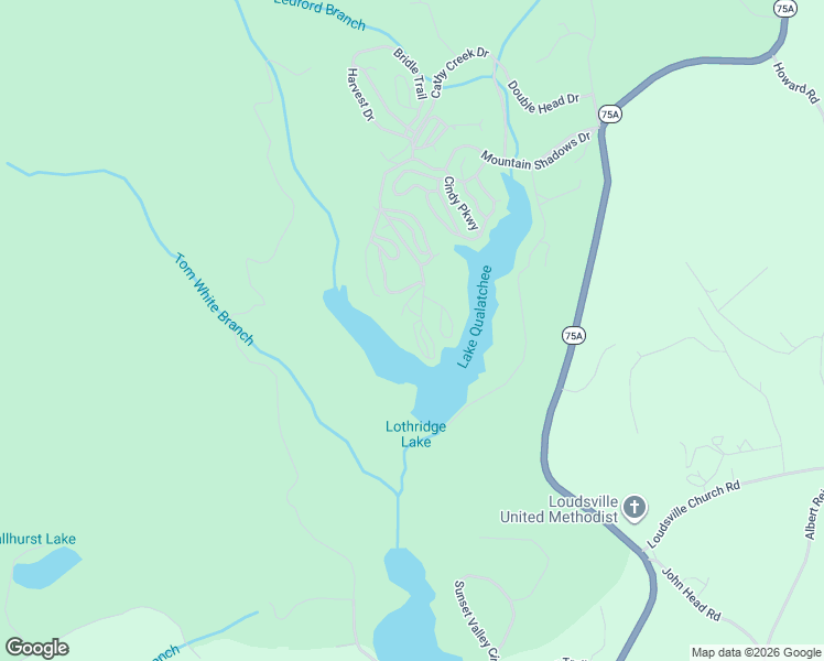 map of restaurants, bars, coffee shops, grocery stores, and more near 1103 Mountain Shadows Drive in Cleveland