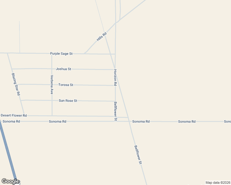 map of restaurants, bars, coffee shops, grocery stores, and more near 21855 Horizon Road in Adelanto