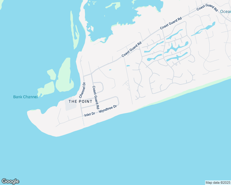 map of restaurants, bars, coffee shops, grocery stores, and more near 10500-10598 Wyndtree Dr in Emerald Isle