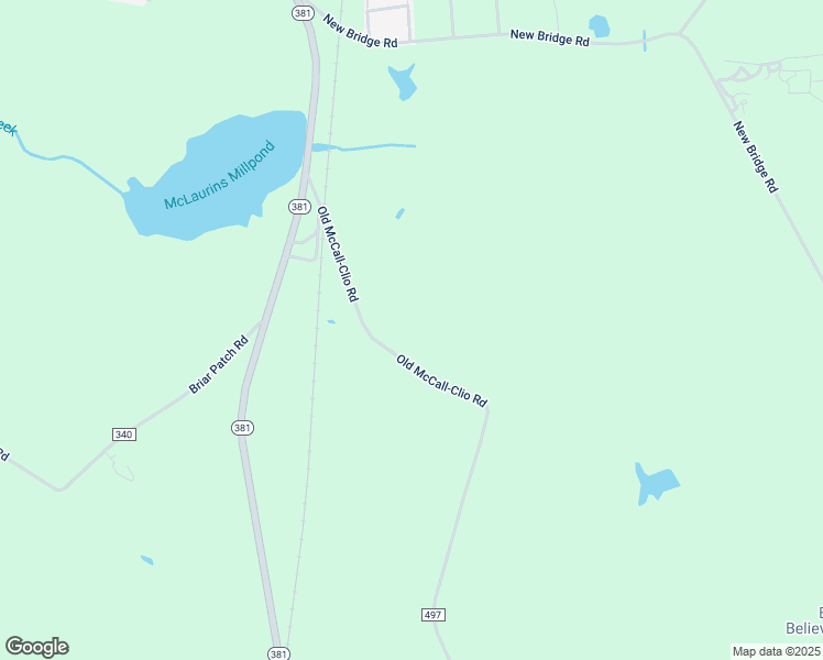 map of restaurants, bars, coffee shops, grocery stores, and more near 1024 Old McColl Clio Road in McColl