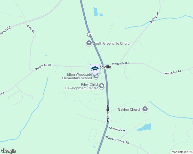 map of restaurants, bars, coffee shops, grocery stores, and more near 9122 Augusta Road in Pelzer