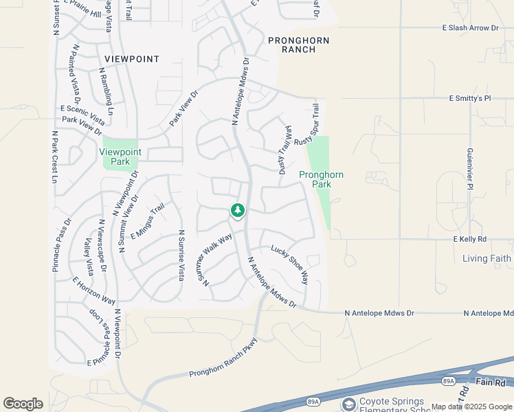 map of restaurants, bars, coffee shops, grocery stores, and more near 7778 Bramble Berry Lane in Prescott Valley