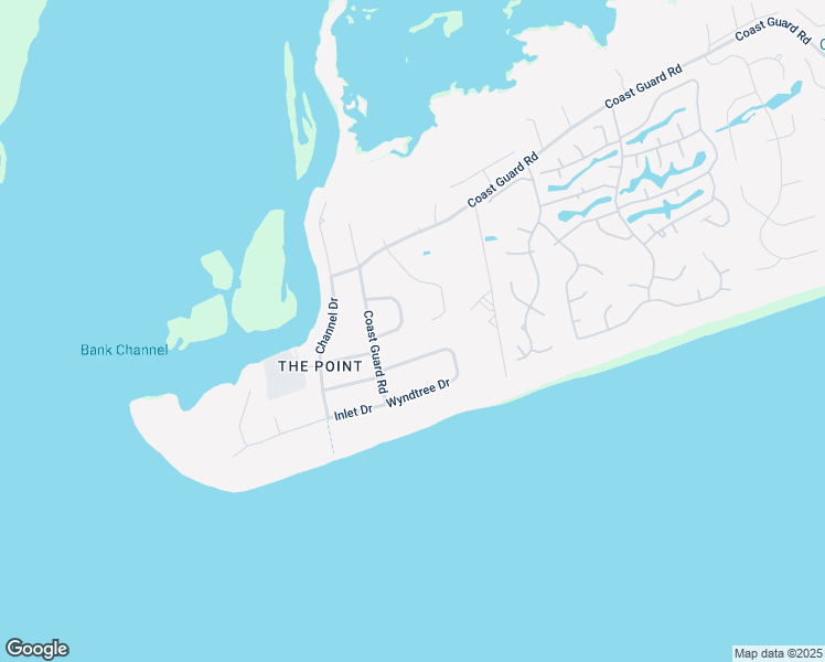 map of restaurants, bars, coffee shops, grocery stores, and more near 10519 Island Circle in Emerald Isle