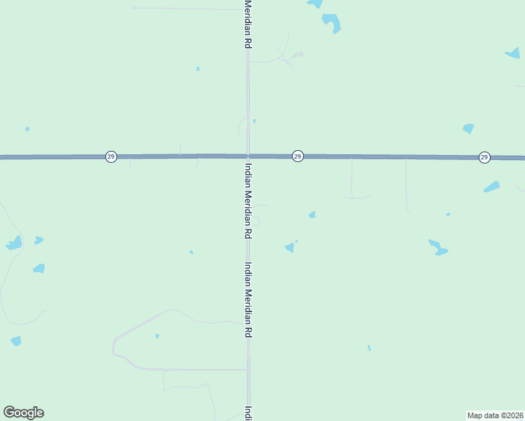 map of restaurants, bars, coffee shops, grocery stores, and more near 24181 Indian Meridian Road in Wynnewood