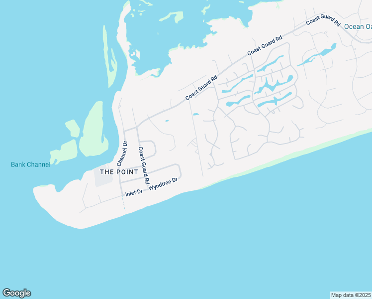 map of restaurants, bars, coffee shops, grocery stores, and more near 10300 Coast Guard Road in Emerald Isle