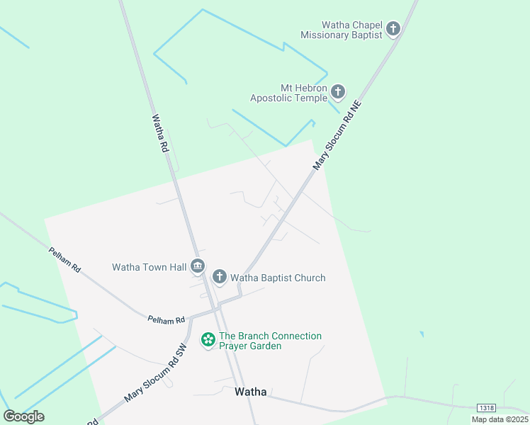 map of restaurants, bars, coffee shops, grocery stores, and more near 3602 Winter Cress Ln in Watha