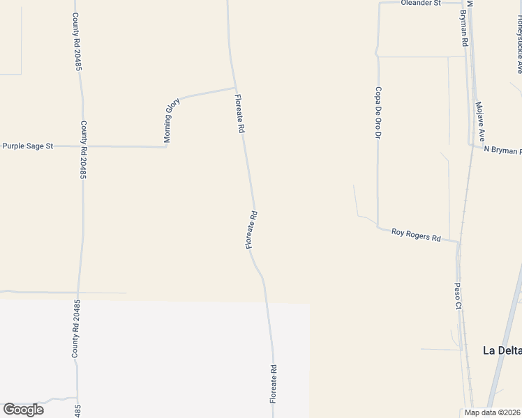 map of restaurants, bars, coffee shops, grocery stores, and more near Floreate Road in Adelanto