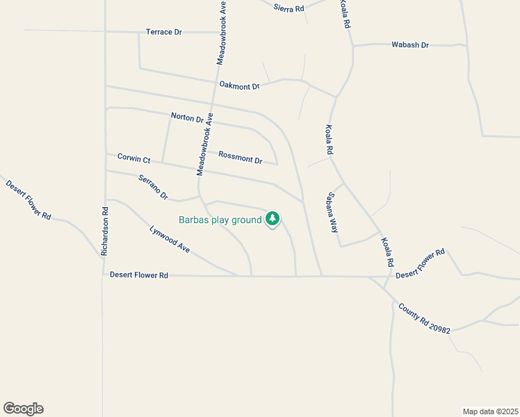 map of restaurants, bars, coffee shops, grocery stores, and more near Mendota Drive in Adelanto