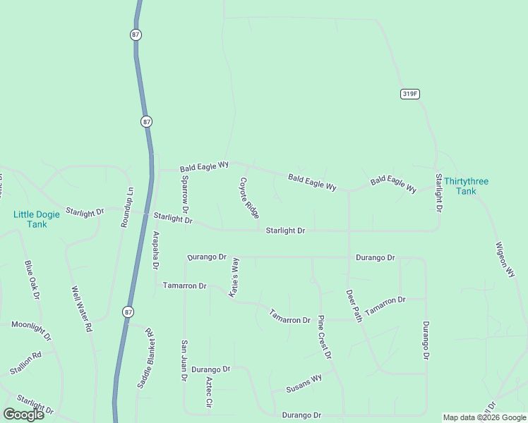 map of restaurants, bars, coffee shops, grocery stores, and more near 62 Coyote Ridge in Happy Jack