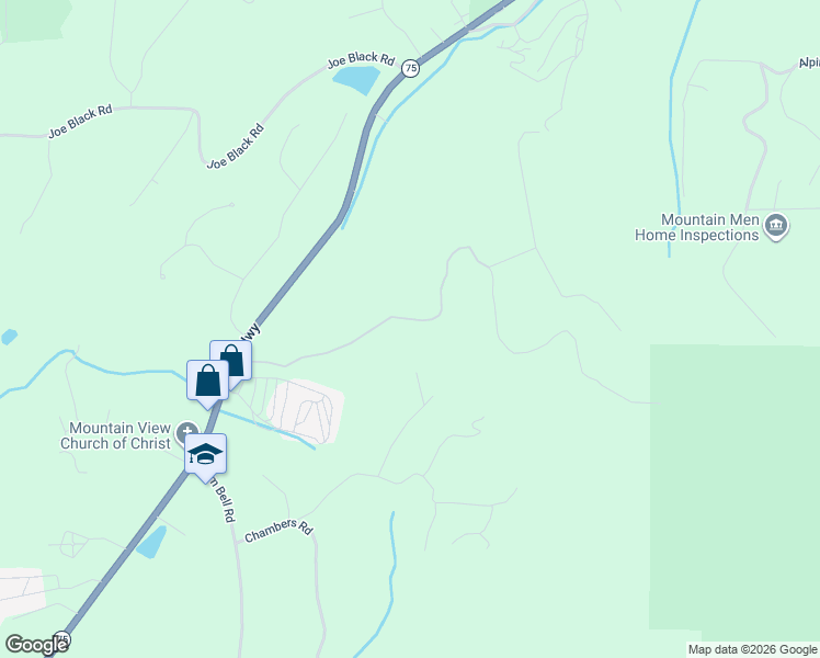 map of restaurants, bars, coffee shops, grocery stores, and more near in Helen