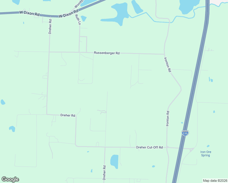 map of restaurants, bars, coffee shops, grocery stores, and more near 11205 Oak Hill Road in Little Rock