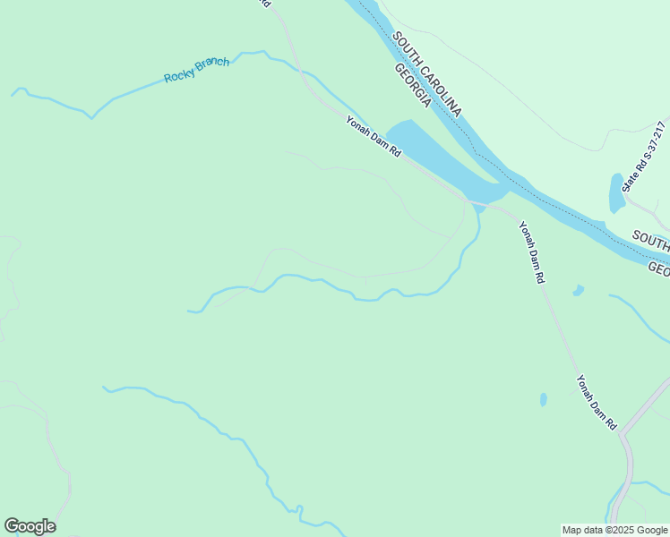 map of restaurants, bars, coffee shops, grocery stores, and more near Beaverdam Road in Toccoa