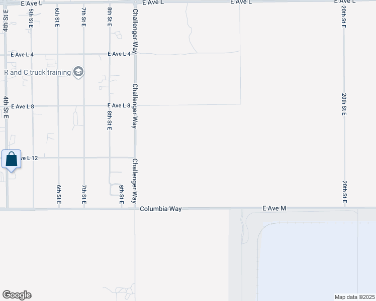 map of restaurants, bars, coffee shops, grocery stores, and more near 26 West Avenue L in Lancaster