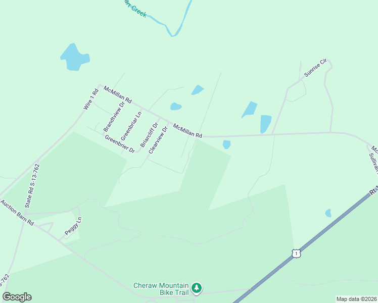 map of restaurants, bars, coffee shops, grocery stores, and more near 118 Vista Lane in Cheraw