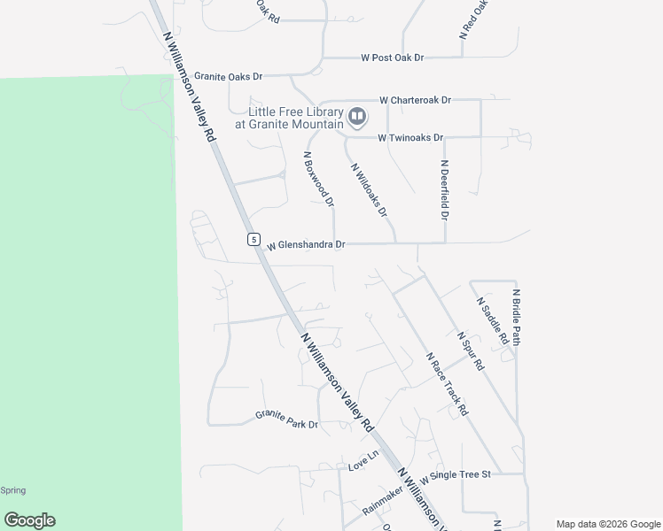 map of restaurants, bars, coffee shops, grocery stores, and more near West Nobel Vista Drive in Prescott