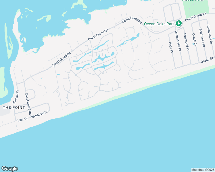 map of restaurants, bars, coffee shops, grocery stores, and more near 10008 Seabreeze Drive in Emerald Isle