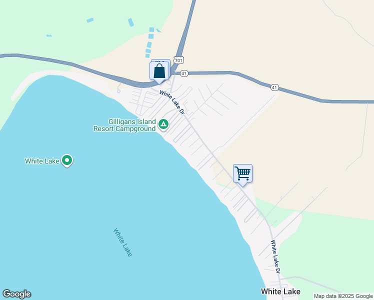 map of restaurants, bars, coffee shops, grocery stores, and more near 408 White Lake Drive in Elizabethtown