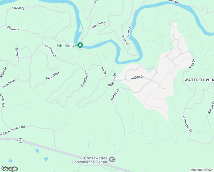 map of restaurants, bars, coffee shops, grocery stores, and more near 661 Gateway Drive in Ellijay