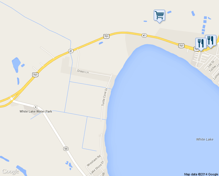 map of restaurants, bars, coffee shops, grocery stores, and more near 129 Turtle Cove Drive in Elizabethtown