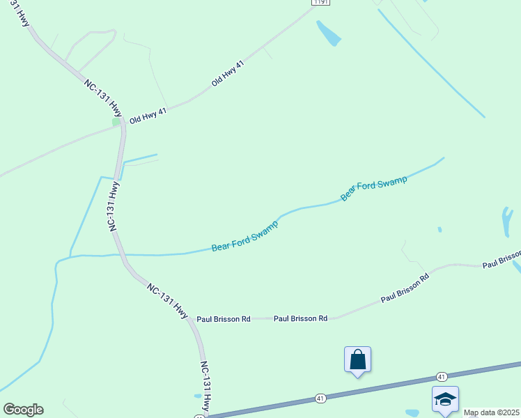 map of restaurants, bars, coffee shops, grocery stores, and more near 193 4th Street in Bladenboro