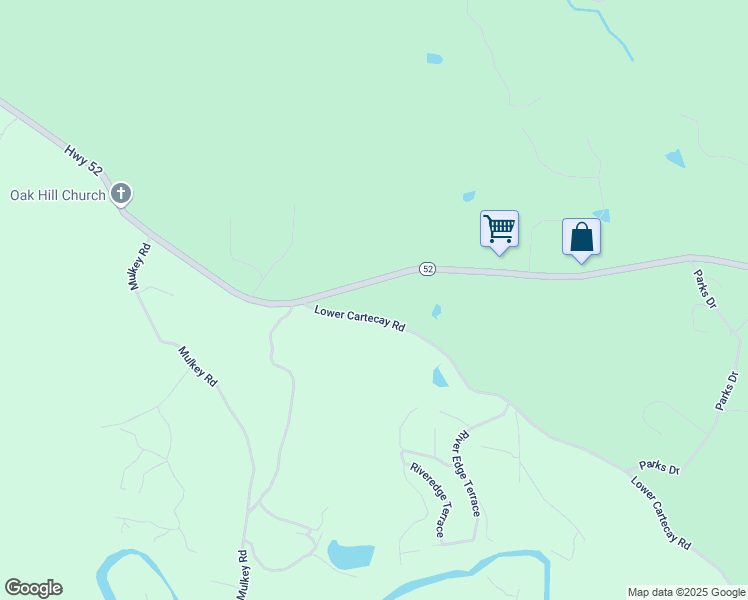 map of restaurants, bars, coffee shops, grocery stores, and more near 5198 Georgia 52 in Ellijay
