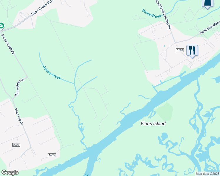 map of restaurants, bars, coffee shops, grocery stores, and more near 109 Brandon Avenue in Hubert