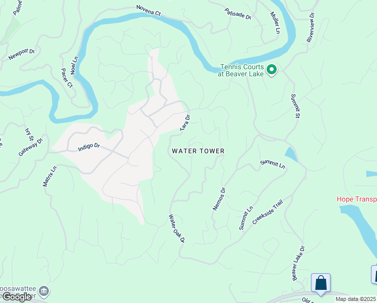 map of restaurants, bars, coffee shops, grocery stores, and more near 85 Water Tower Villa Court in Ellijay
