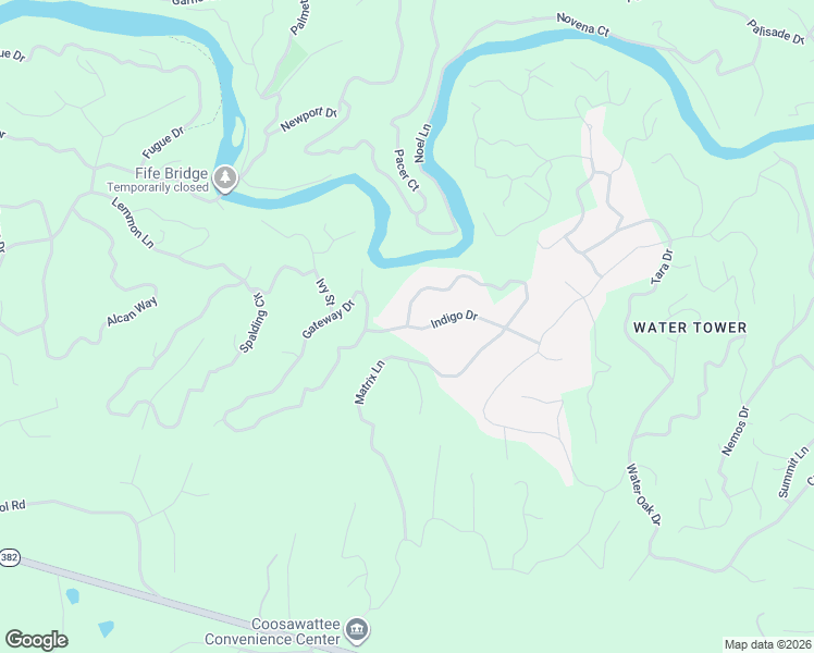 map of restaurants, bars, coffee shops, grocery stores, and more near 772 Indigo Dr in Ellijay