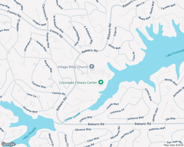 map of restaurants, bars, coffee shops, grocery stores, and more near 1 Tudela Place in Hot Springs