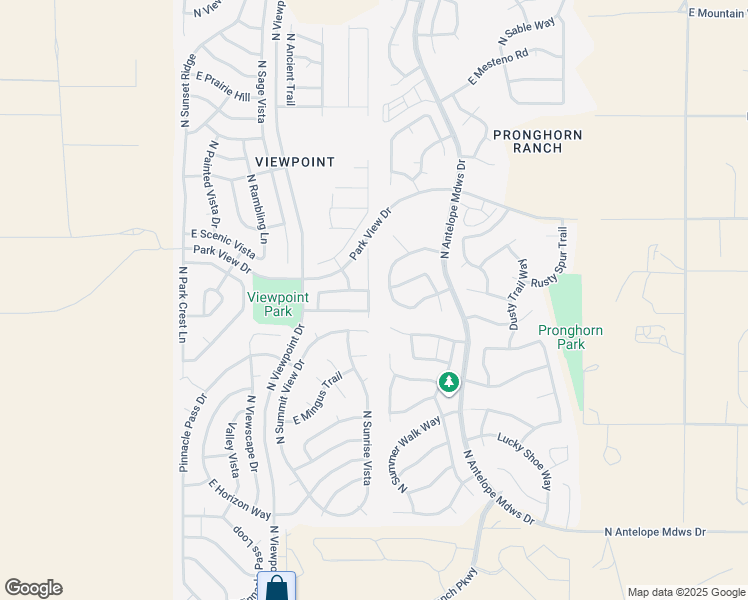 map of restaurants, bars, coffee shops, grocery stores, and more near 7559 North Summit Pass in Prescott Valley
