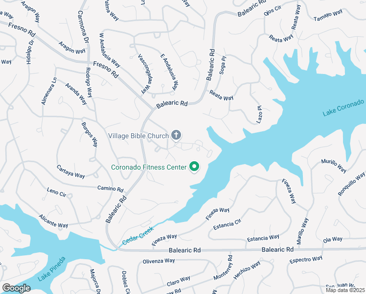 map of restaurants, bars, coffee shops, grocery stores, and more near 1 Tudela Place in Hot Springs