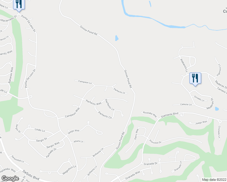 map of restaurants, bars, coffee shops, grocery stores, and more near 4 Perfecto Court in Hot Springs Village