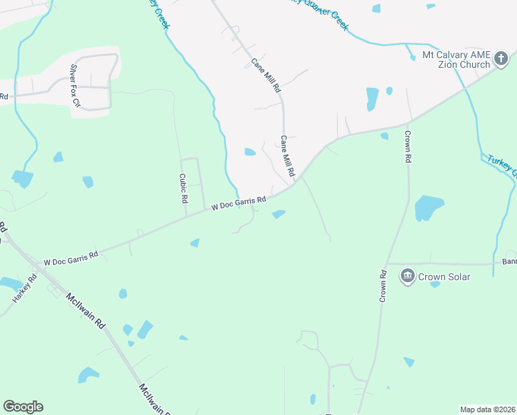 map of restaurants, bars, coffee shops, grocery stores, and more near 613 West Doc Garris Road in Lancaster