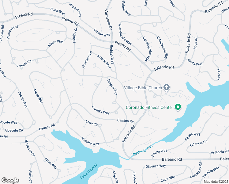 map of restaurants, bars, coffee shops, grocery stores, and more near 52 Burgos Way in Hot Springs