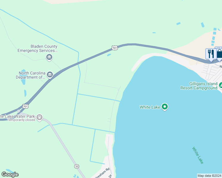 map of restaurants, bars, coffee shops, grocery stores, and more near 418 Grays Lane in Elizabethtown