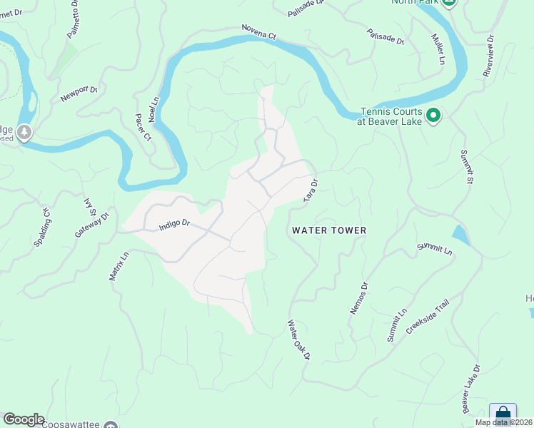 map of restaurants, bars, coffee shops, grocery stores, and more near 561 Villa Drive in Ellijay